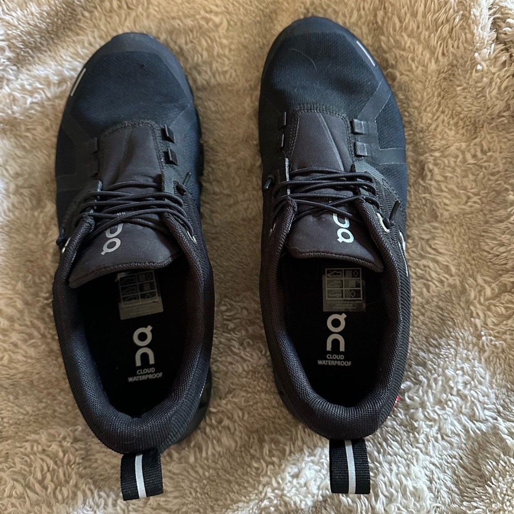 On Running Black Athletic Shoes for Performance